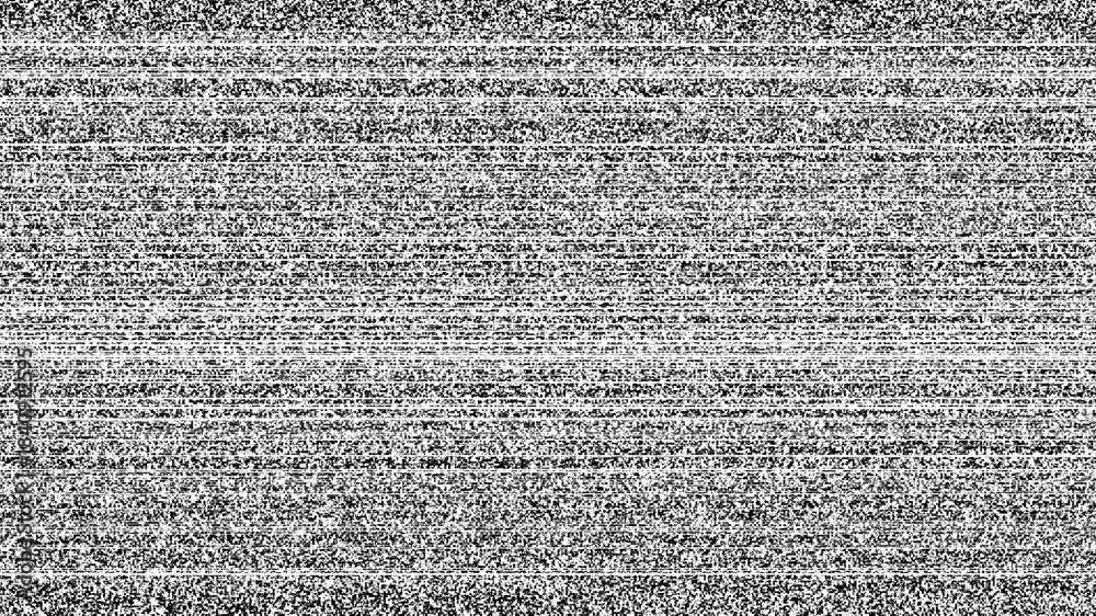 Glitch VHS hard noise for tv analog error effect overlay.Animated tv ...
