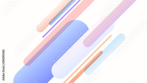 ABSTRACT BACKGROUND WITH DIAGONAL GEOMETRIC SHAPES BLUE ORANGE PUPRLE PINK GRADIENT COLORFUL DESIGN VECTOR TEMPLATE GOOD FOR MODERN WEBSITE, WALLPAPER, COVER DESIGN, LANDING PAGE