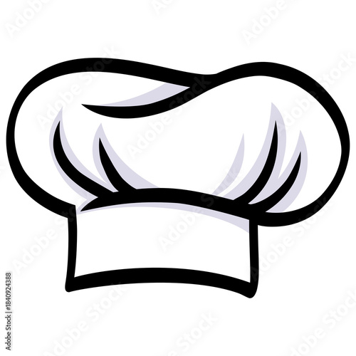 Chef Hat Cap Illustration Drawing Icon Design