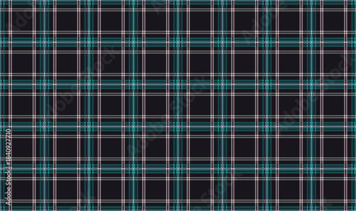 Scottish Tartan Plaid Fabric Pattern Background EPS Vector