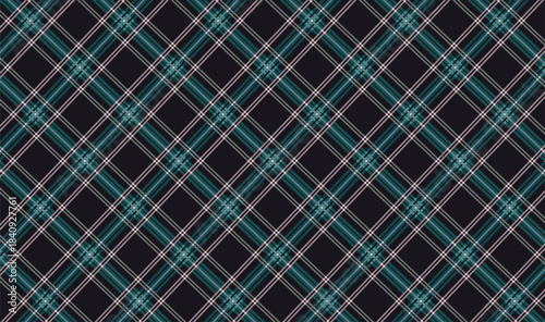 Scottish Tartan Plaid Fabric Pattern Background EPS Vector