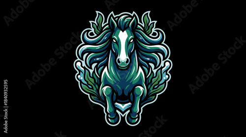 Charming cartoon kiwi bird mascot illustration in a frontal view, perfect for a sports team logo or emblem design