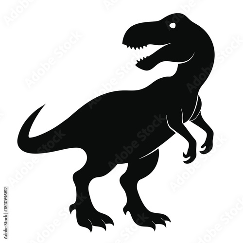 Dinosaur silhouette icon