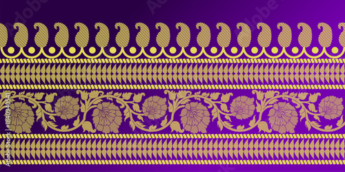 beautiful graphic saree design and this sari design is in Indian style which is for textile fashion industry and it can be used as wallpaper backdrop and website bg this style is originated in india 