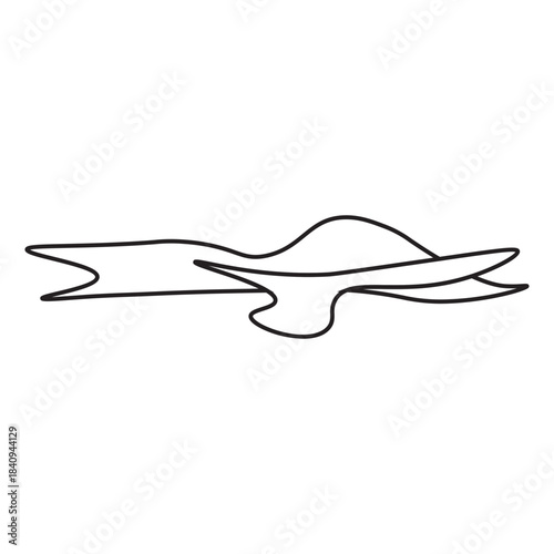 Stratus Clouds line icon