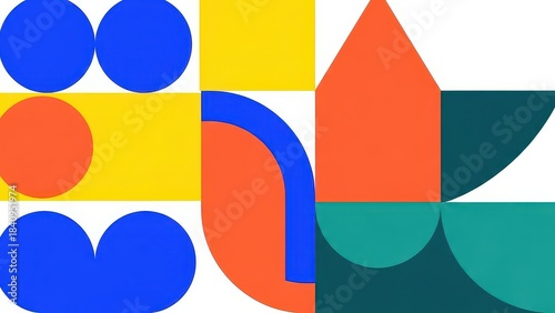 Free Download Abstract Geometric Shapes Pattern - GFXLoad