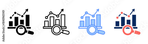 Trend Seeker icon set multiple style collection