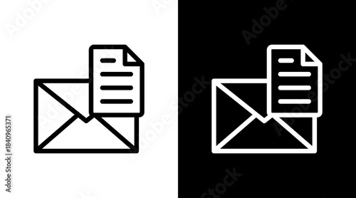 Drafts With Icon Set Design