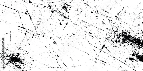 Grungy distressed black and white texture overlay Abstract mild textured effect Vector Illustration.