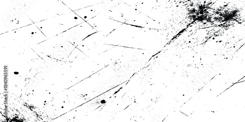 Grungy distressed black and white texture overlay Abstract mild textured effect Vector Illustration.