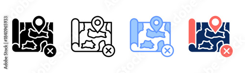 Critical Point icon set multiple style collection