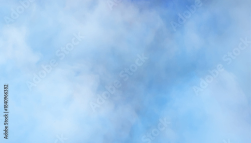 Blue Sky with Soft Cloudy Background