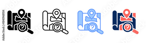 Hidden Market icon set multiple style collection