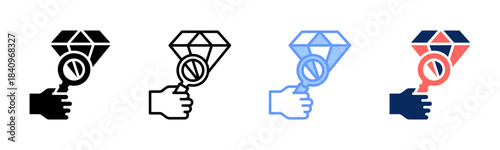 Value Finder icon set multiple style collection