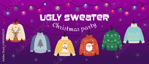 A vector banner reading 