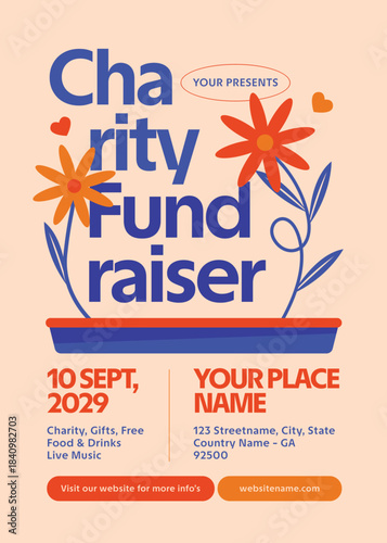 Charity Fundraiser - Flyer