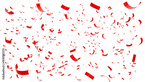 falling confetii luxrury isolated for background - 3d rendeirng