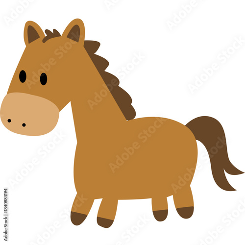 vector illustration of a horse