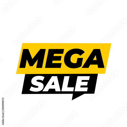 11. Mega sale png, top offer banner, digital discount asset, sale promotion label, shop marketing icon, ecommerce artwork