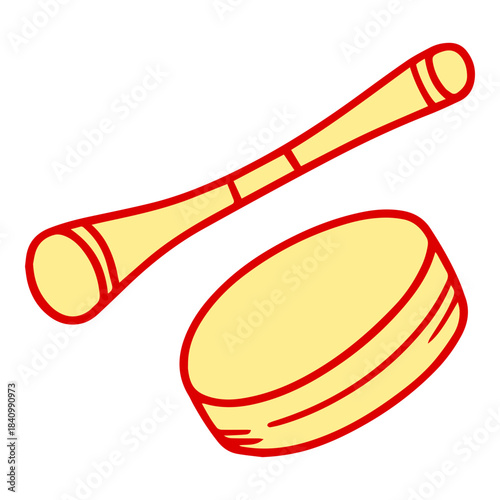 Chinese Suona Trumpet and Drum