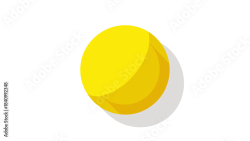 Half moon and sun eclipse icon in vibrant yellow and white gradient on clean background