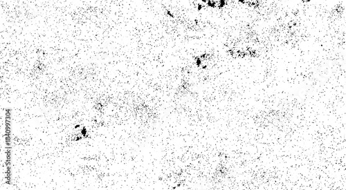 Abstract vector noise. Small particles of debris and dust. Distressed uneven background. Grunge texture overlay with fine grains isolated on white background. 