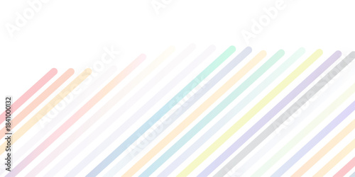 Rainbow seamless diagonal striped pattern, vector illustration. Seamless pattern with pastel colorful lines. Kid's pastel rainbow geometric background. Diagonal triple stripes. Rainbow Stripe Pattern.