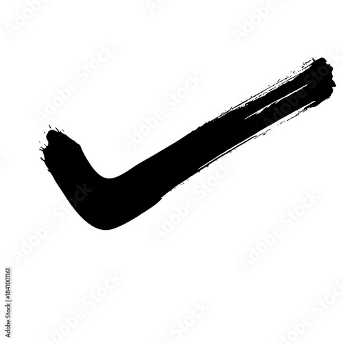 Hand drawn black ink brush strokes for grunge themed designs