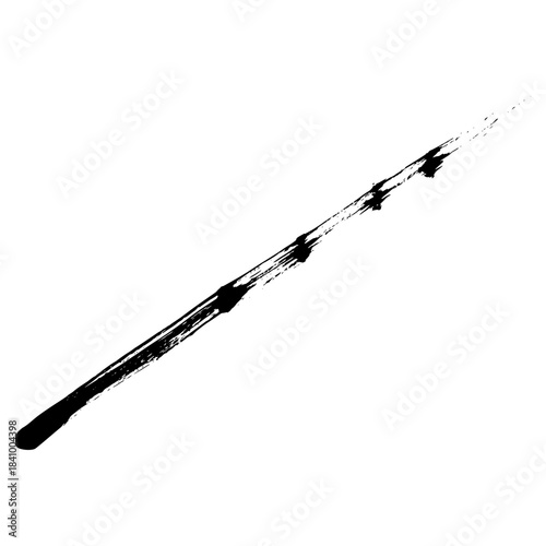 Wallpaper Mural Black hand-drawn brush strokes for grunge backgrounds Torontodigital.ca