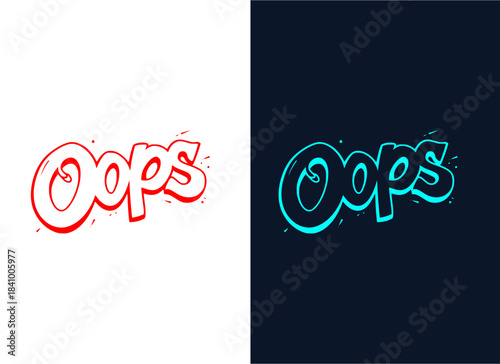 oops Kinetic Typography Arc , a kinetic typography arc sweep, flowing letter forms, clean motion lines, transparent background, minimalist design.