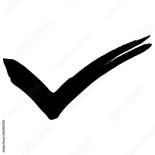 Creative hand drawn black brush strokes for grunge design