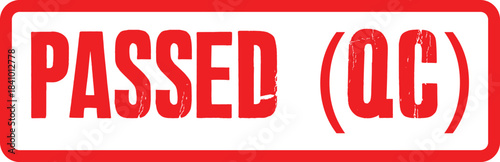 Passed (QC) Stamp Transparent Image For Quality Control