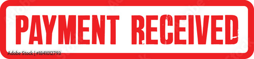 Transparent image with a red rubber stamp saying PAYMENT RECEIVED