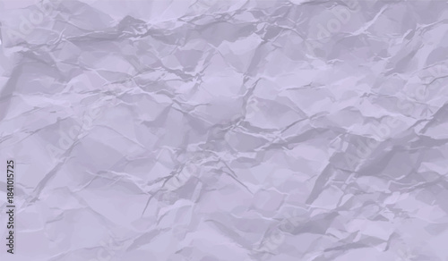 Colored crumpled paper background, purple, crumpled blank sheet.