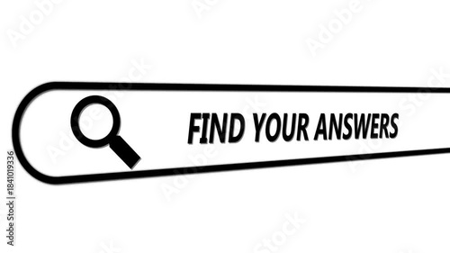 Find your answer HUD animation enabling intelligent AI lookup, refined query processing and streamlined digital navigation to deliver precise results across dynamic content workflows