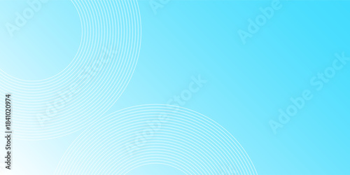 Abstract blue background with white circle rings in faded distressed vintage grunge texture design, old geometric pattern paper, vector illustration eps10