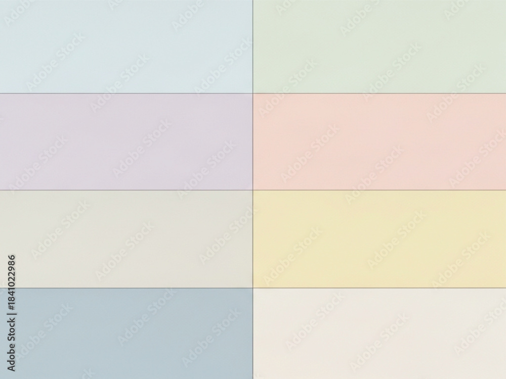 Fototapeta premium Abstract geometric pattern in pastel colors isolated on white background