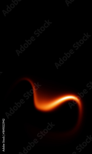 Abstract fiery orange glow on a dark background.
