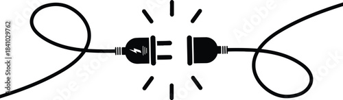 effects, each, (1397), between, white, black, spark, [converted], background, other, with, facing, title:, plugs, electrical, style, color, pattern, visual, creative, stock, line, pending, electricity