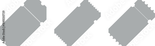  creating a modern artistic texture,ticket stubs arranged on a white background 