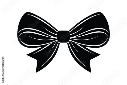 glossy-red-bow-tied-on-a-sleek-satin-ribbon--soft-.eps