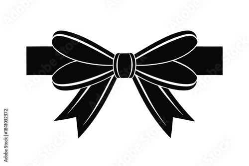 detailed-satin-red-bow-with-horizontal-ribbon--rea.eps