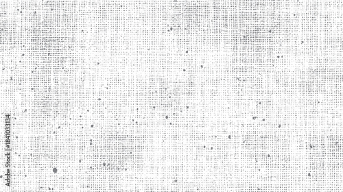Textured white background with scattered gray dots and woven fabric pattern vector