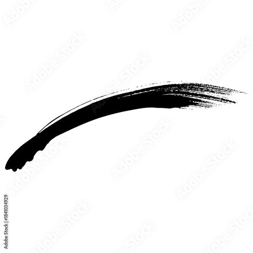 Black hand drawn Black ink brush strokes for grunge design projects