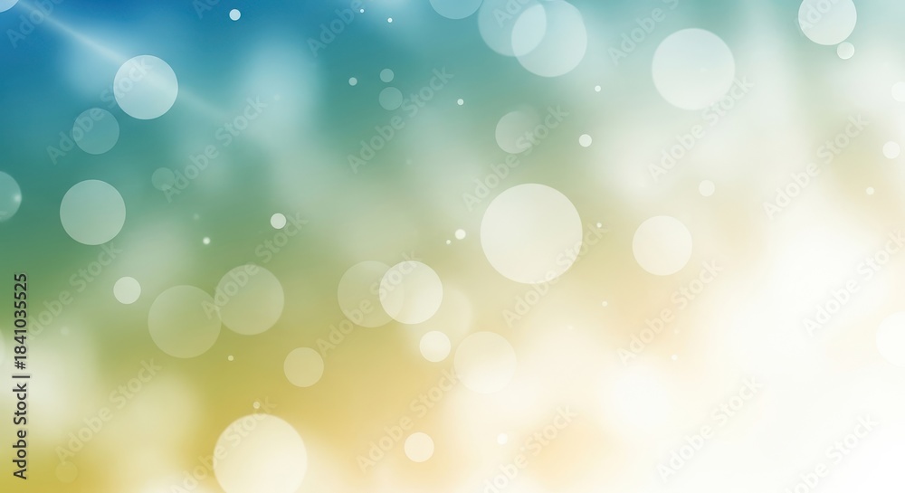Fototapeta premium Bokeh Lights Soft Gradient Background Abstract