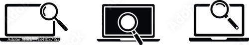 digital, inspection, glass, search, investigate, computer, screen, view, marketing, internet, analysis, information, query, laptop, magnifying, discovery, [converted], zoom, research, magnifying glass