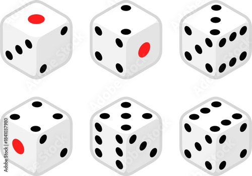 サイコロのアイコンセット