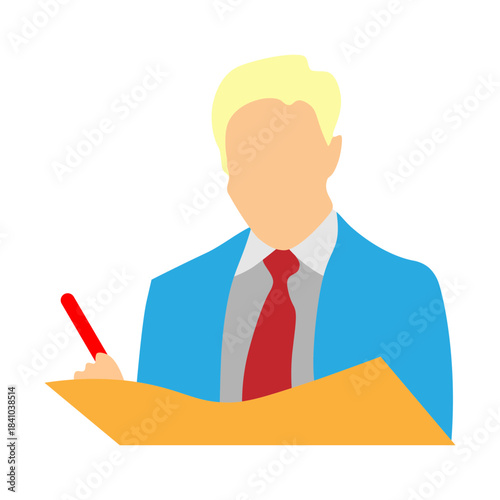 Working Professional Vector Flat Icon Design