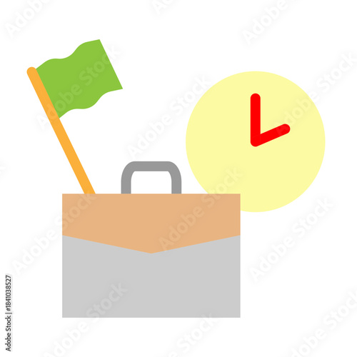 Generation X Vector Flat Icon Design