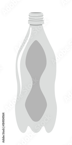 空のペットボトルのイラスト